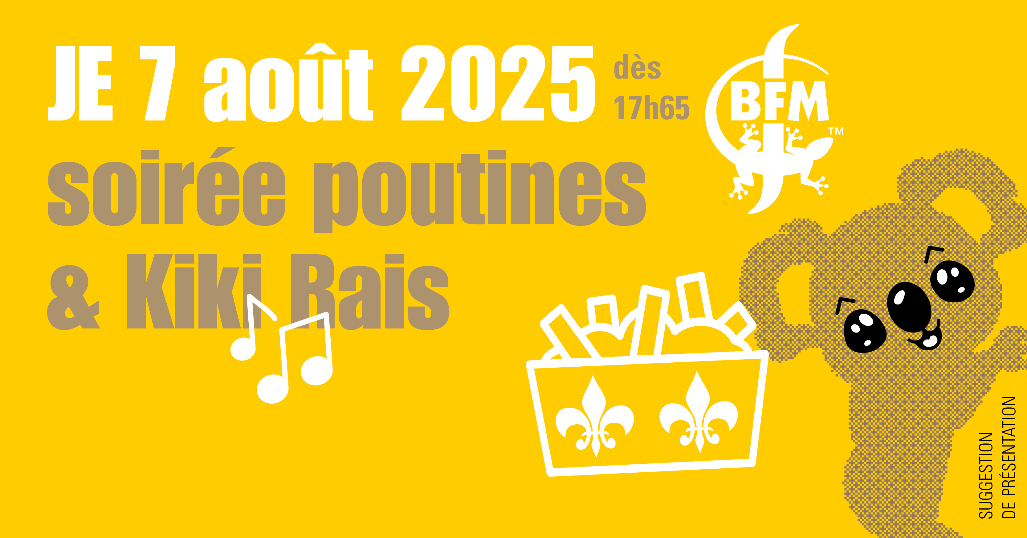 Soirée poutines & Kiki Rais